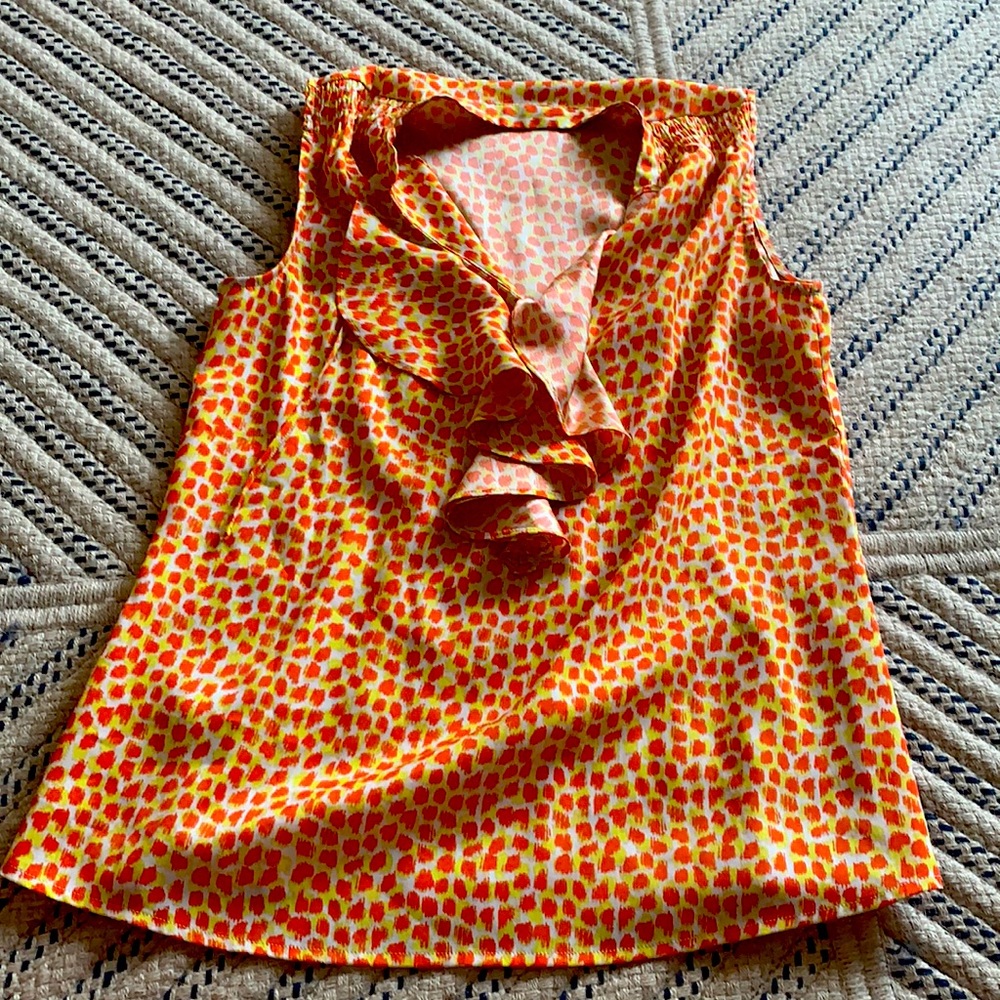 Ann Taylor spotted shirt